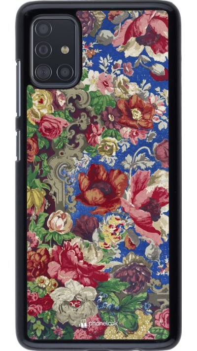 Coque Samsung Galaxy A51 - Vintage Art Flowers