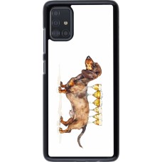 Samsung Galaxy A51 Case Hülle - Wine Teckel