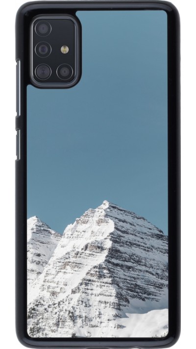 Coque Samsung Galaxy A51 - Winter 22 blue sky mountain