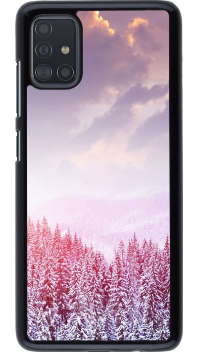 Coque Samsung Galaxy A51 - Winter 22 Pink Forest