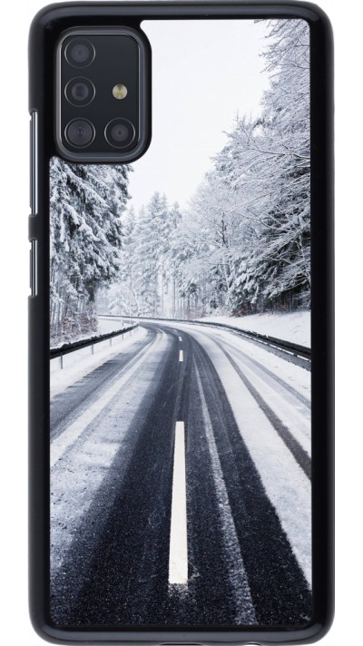 Coque Samsung Galaxy A51 - Winter 22 Snowy Road