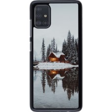 Coque Samsung Galaxy A51 - Winter 25 Winter house forest afternoon