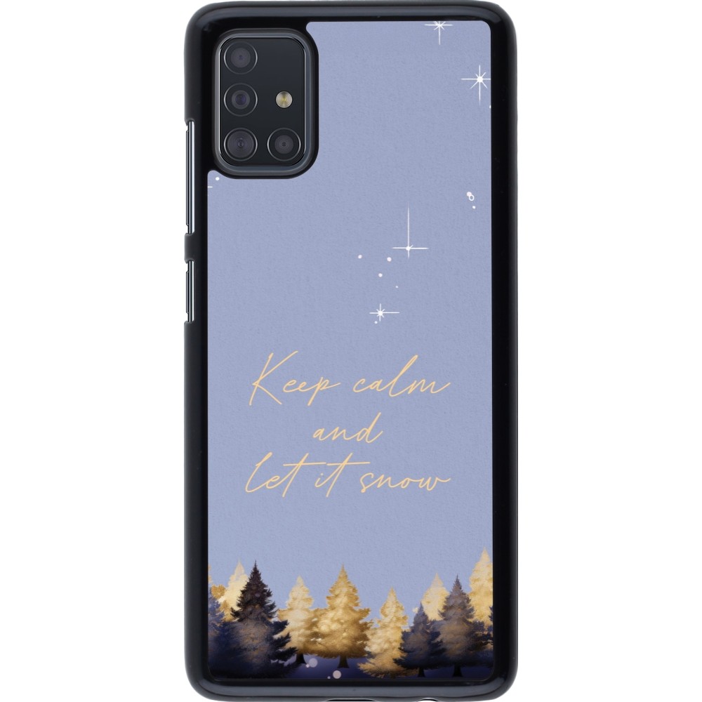 Coque Samsung Galaxy A51 - Winter 25 Winter illustration of trees