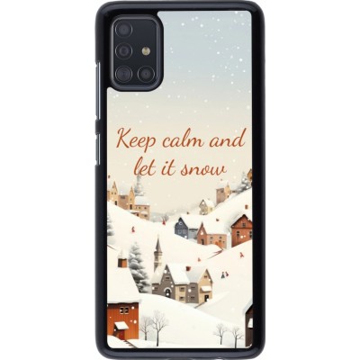 Samsung Galaxy A51 Case Hülle - Winter 25 Winter Keep calm and let it snow