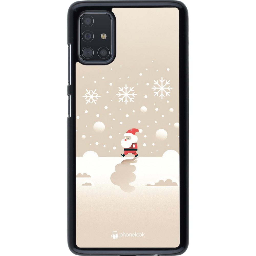 Samsung Galaxy A51 Case Hülle - Weihnachten 2023 Minimalistischer Weihnachtsmann