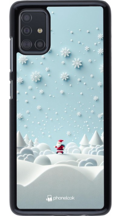 Samsung Galaxy A51 Case Hülle - Weihnachten 2023 Kleiner Vater Schneeflocke