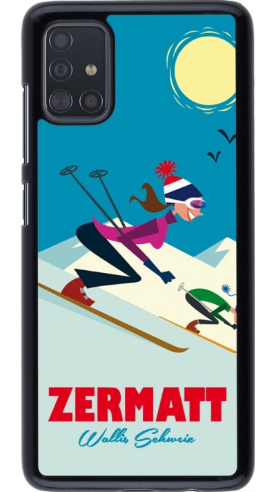 Coque Samsung Galaxy A51 - Zermatt Ski Downhill