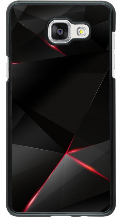 Hülle Samsung Galaxy A5 (2016) - Black Red Lines