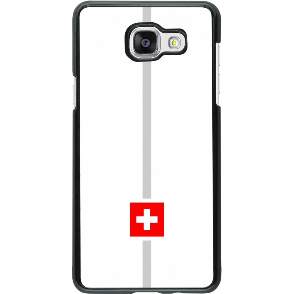 Samsung Galaxy A5 (2016) Case Hülle - Kanton CH weiss