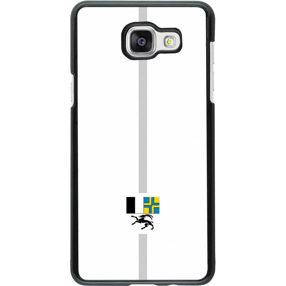 Samsung Galaxy A5 (2016) Case Hülle - Kanton GR weiss