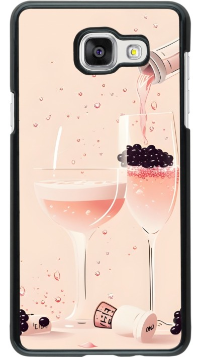 Samsung Galaxy A5 (2016) Case Hülle - Champagne Pouring Pink