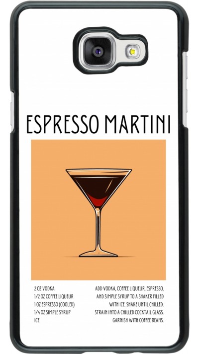 Samsung Galaxy A5 (2016) Case Hülle - Cocktail Rezept Espresso Martini