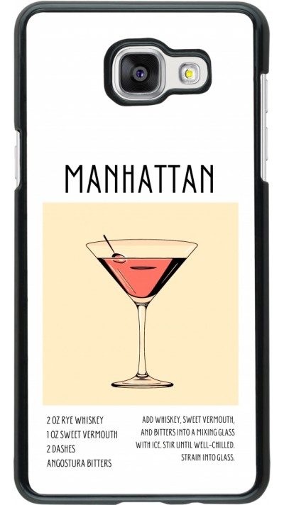 Samsung Galaxy A5 (2016) Case Hülle - Cocktail Rezept Manhattan