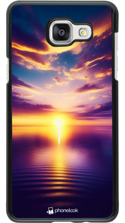 Samsung Galaxy A5 (2016) Case Hülle - Sonnenuntergang gelb violett