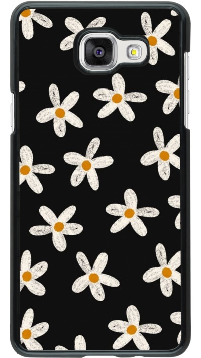 Coque Samsung Galaxy A5 (2016) - Easter 2024 white on black flower