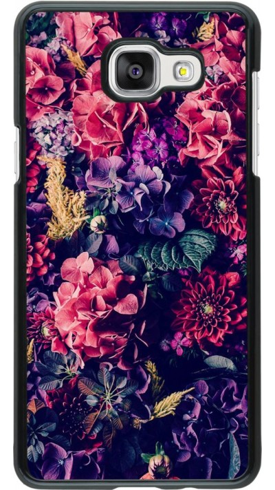 Hülle Samsung Galaxy A5 (2016) - Flowers Dark