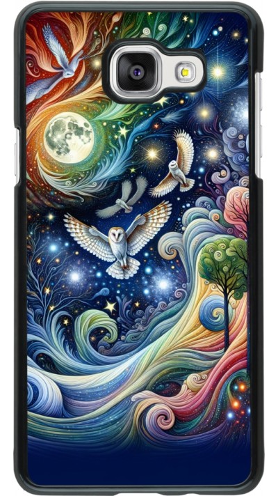 Samsung Galaxy A5 (2016) Case Hülle - Fliegender Blumen-Eule