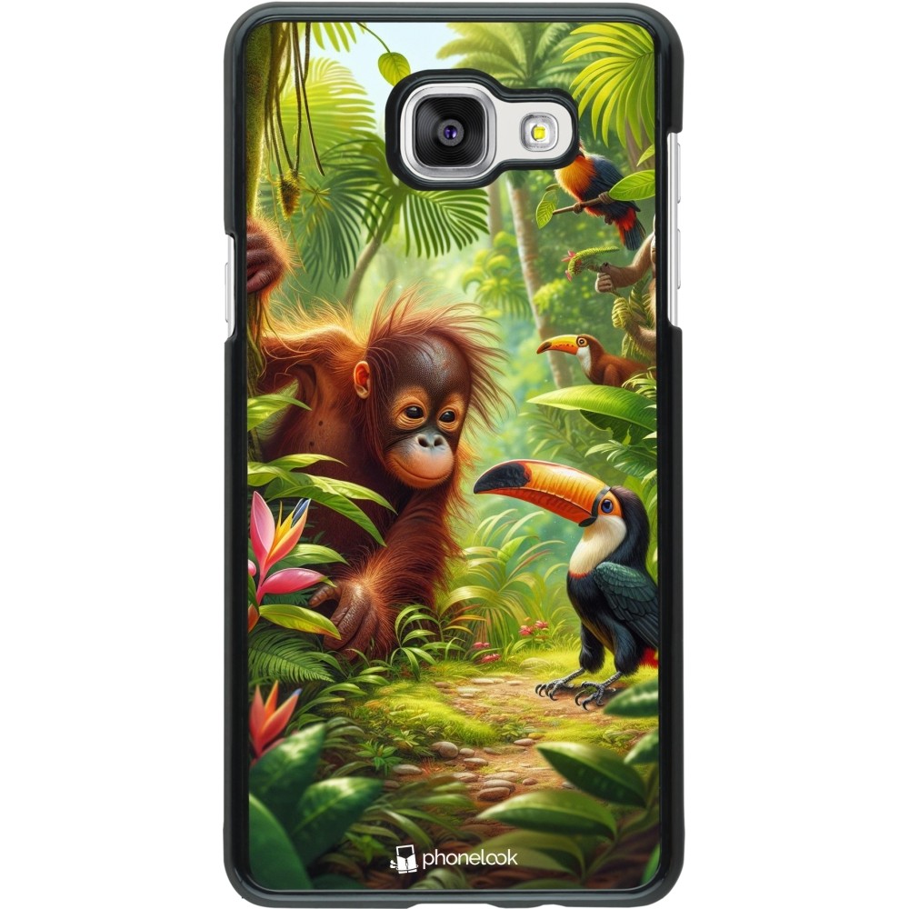 Samsung Galaxy A5 (2016) Case Hülle - Tropischer Dschungel Tayrona