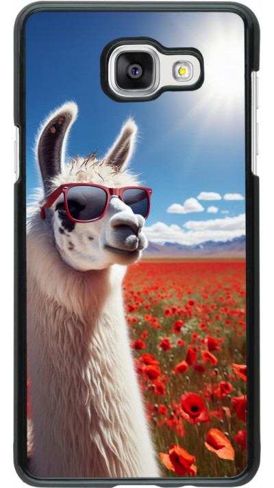 Coque Samsung Galaxy A5 (2016) - Lama Chic en Coquelicot