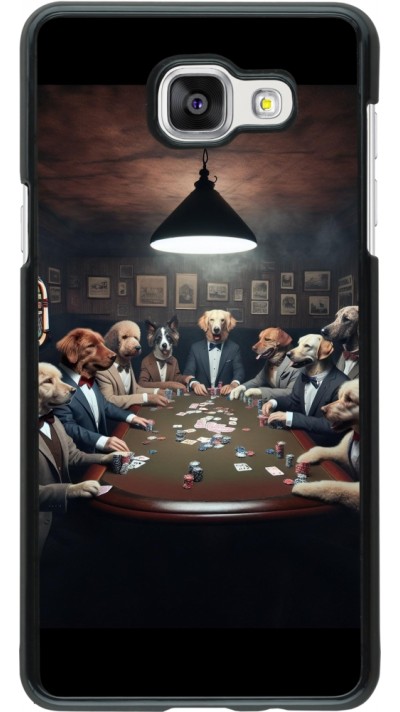 Samsung Galaxy A5 (2016) Case Hülle - Die Pokerhunde
