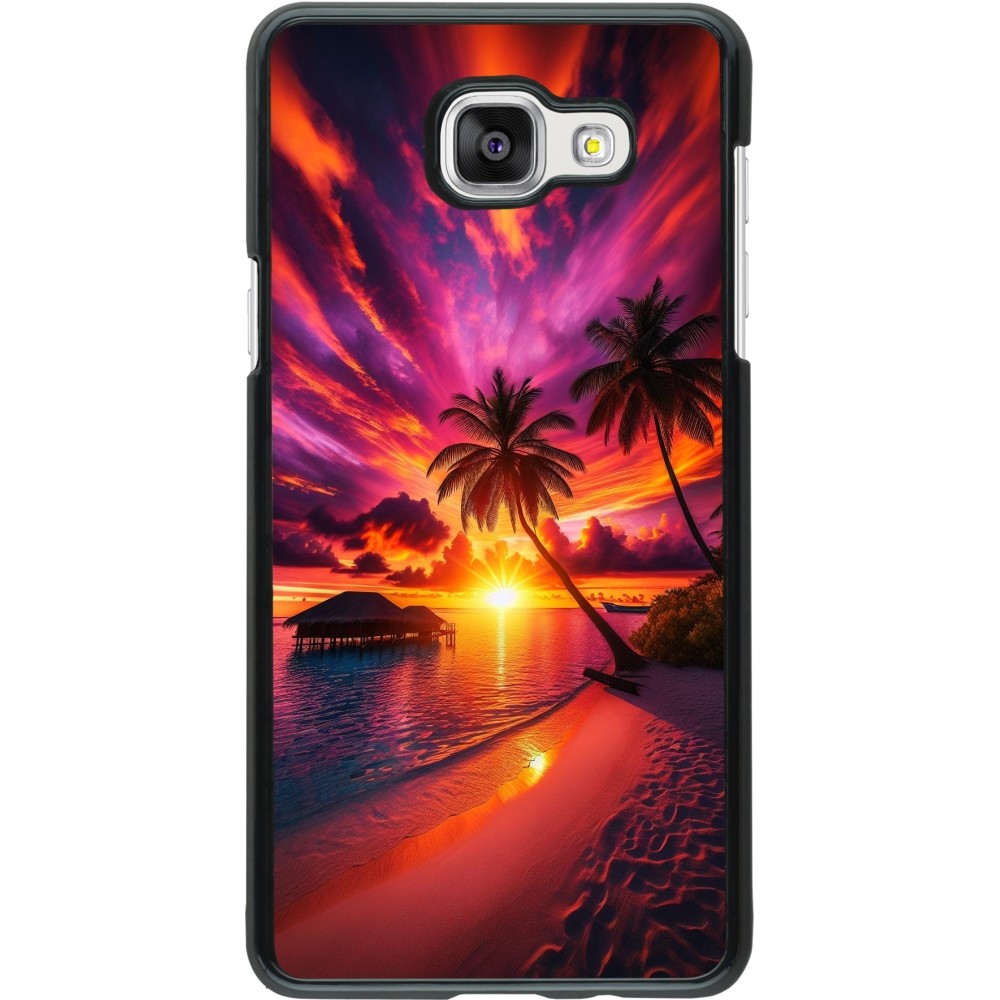 Samsung Galaxy A5 (2016) Case Hülle - Malediven Abenddämmerung Glückseligkeit