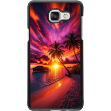 Samsung Galaxy A5 (2016) Case Hülle - Malediven Abenddämmerung Glückseligkeit
