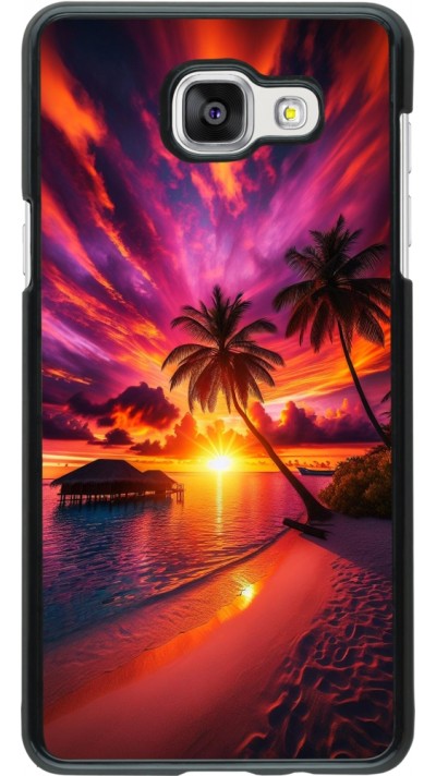 Samsung Galaxy A5 (2016) Case Hülle - Malediven Abenddämmerung Glückseligkeit