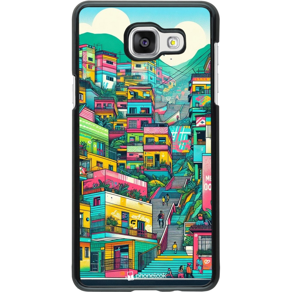 Samsung Galaxy A5 (2016) Case Hülle - Medellin Comuna 13 Kunst