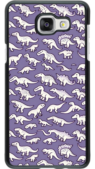 Samsung Galaxy A5 (2016) Case Hülle - Mini-Dino-Muster violett