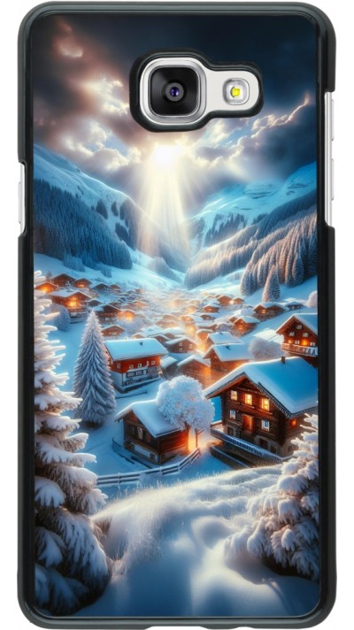 Samsung Galaxy A5 (2016) Case Hülle - Berg Schnee Licht
