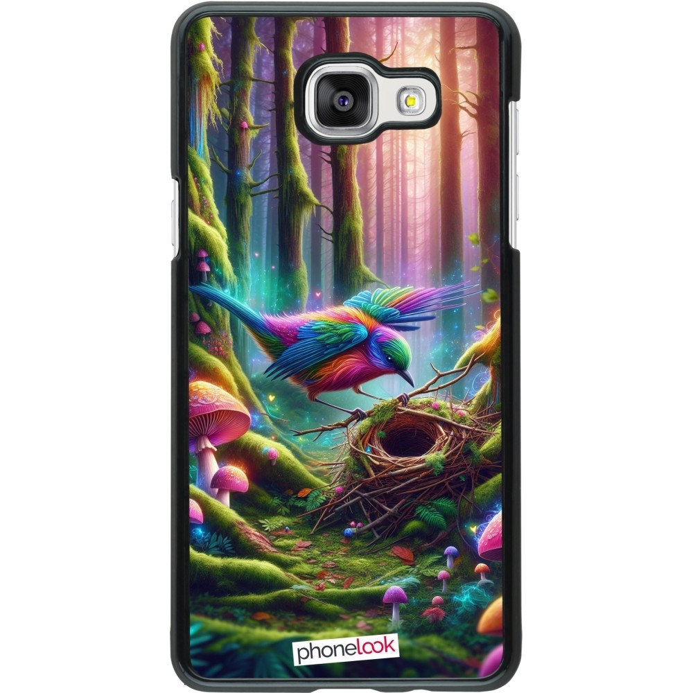 Samsung Galaxy A5 (2016) Case Hülle - Vogel Nest Wald