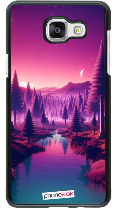 Samsung Galaxy A5 (2016) Case Hülle - Lila-rosa Landschaft