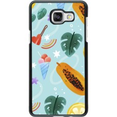 Samsung Galaxy A5 (2016) Case Hülle - Summer 2025 Pattern papaya