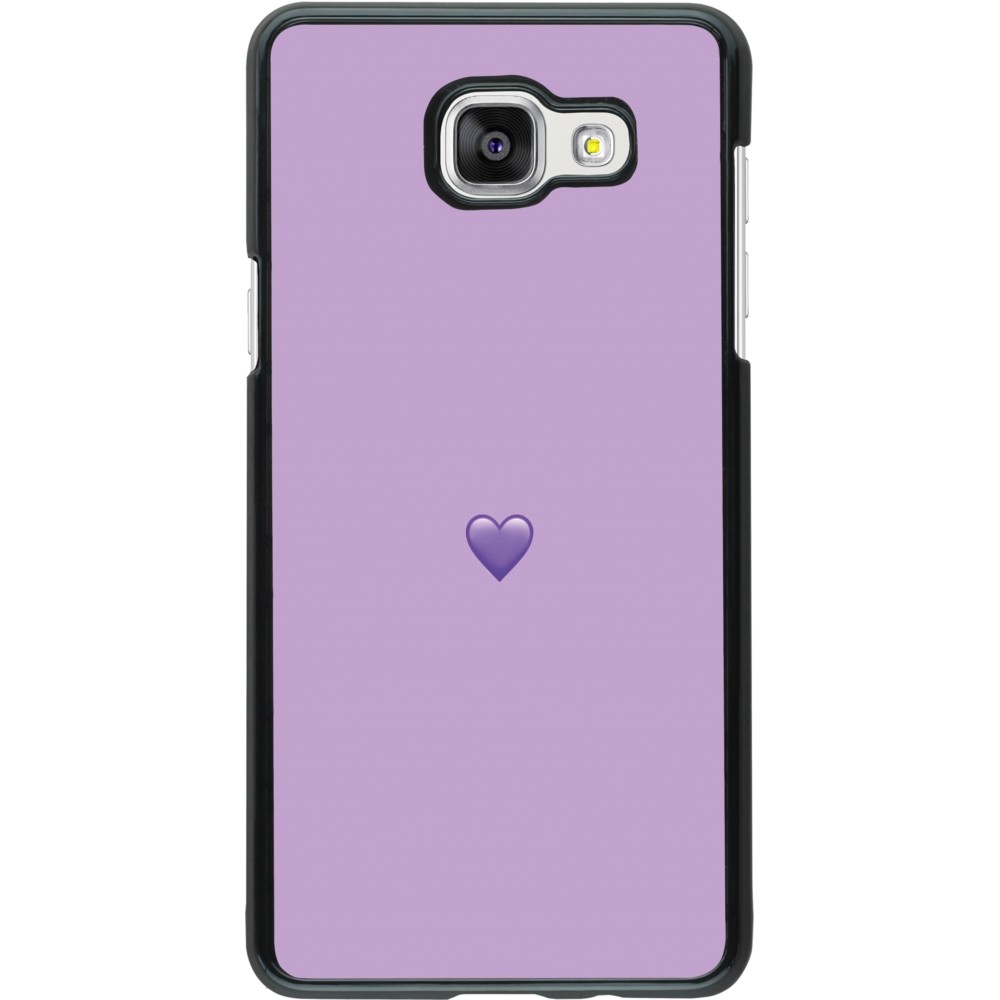 Samsung Galaxy A5 (2016) Case Hülle - Valentine 2023 purpule single heart