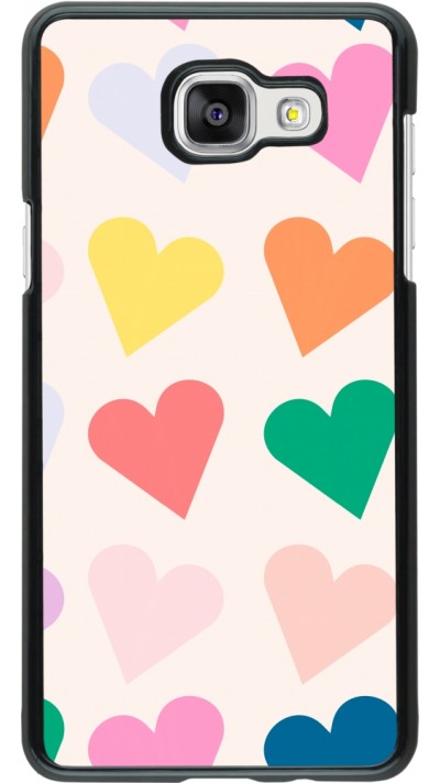 Coque Samsung Galaxy A5 (2016) - Valentine 2023 colorful hearts