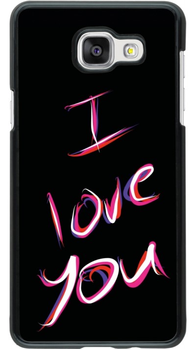 Coque Samsung Galaxy A5 (2016) - Valentine 2023 colorful I love you