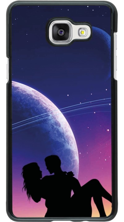 Coque Samsung Galaxy A5 (2016) - Valentine 2023 couple love to the moon