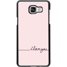 Samsung Galaxy A5 (2016) Case Hülle - Valentine 2023 i love you writing
