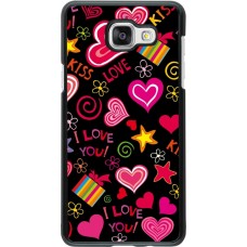 Samsung Galaxy A5 (2016) Case Hülle - Valentine 2023 love symbols