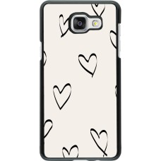 Samsung Galaxy A5 (2016) Case Hülle - Valentine 2023 minimalist hearts