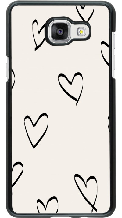Coque Samsung Galaxy A5 (2016) - Valentine 2023 minimalist hearts