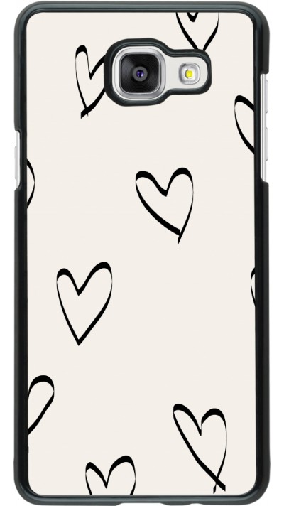 Samsung Galaxy A5 (2016) Case Hülle - Valentine 2023 minimalist hearts