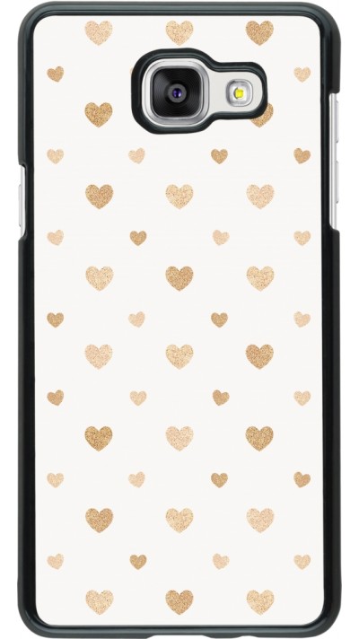 Coque Samsung Galaxy A5 (2016) - Valentine 2023 multiple gold hearts