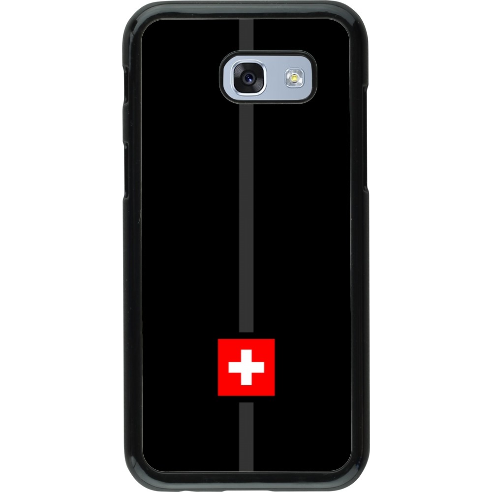 Samsung Galaxy A5 (2017) Case Hülle - Kanton CH schwarz