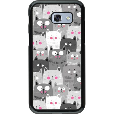 Hülle Samsung Galaxy A5 (2017) - Katzenschwärme