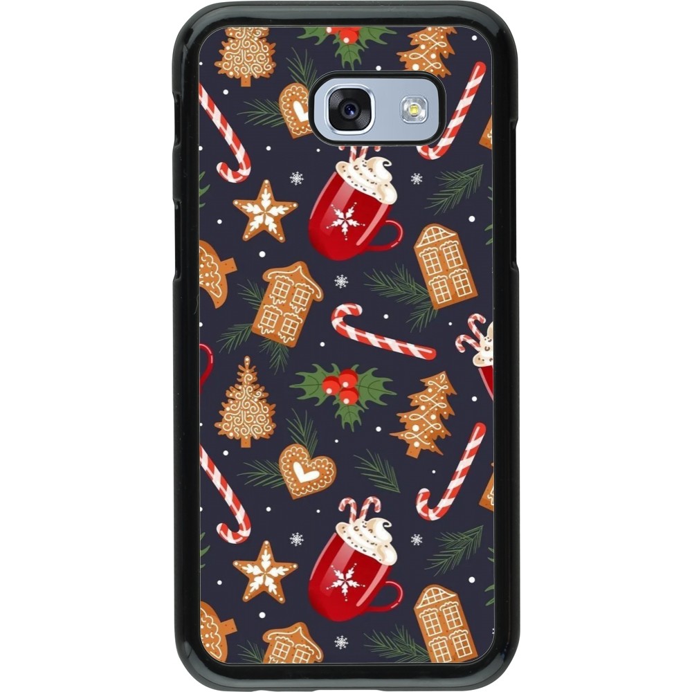 Coque Samsung Galaxy A5 (2017) - Christmas 25 Pattern Gingerbread House