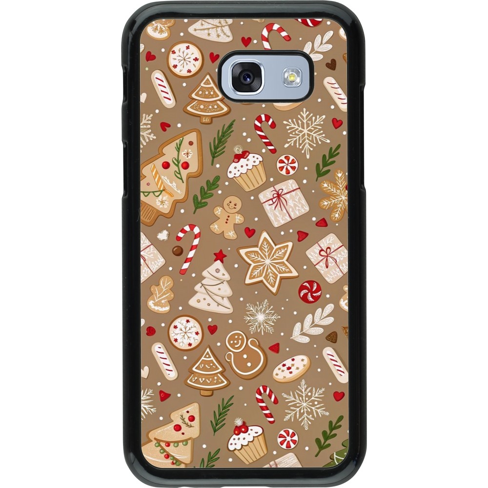 Coque Samsung Galaxy A5 (2017) - Christmas 25 Pattern Ginger Cookie
