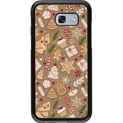 Samsung Galaxy A5 (2017) Case Hülle - Christmas 25 Pattern Ginger Cookie