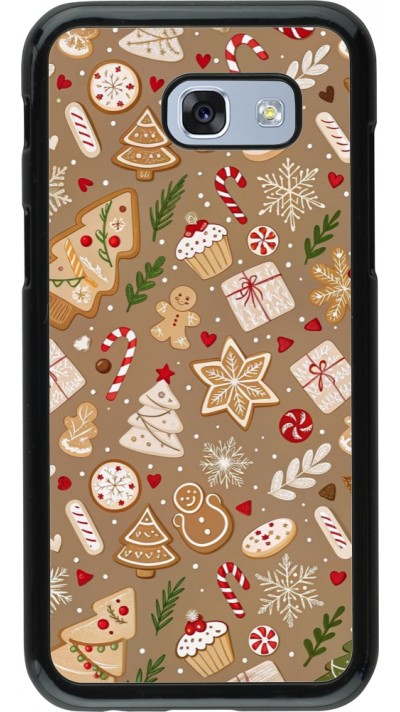 Coque Samsung Galaxy A5 (2017) - Christmas 25 Pattern Ginger Cookie