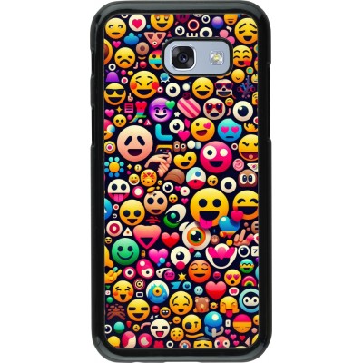 Samsung Galaxy A5 (2017) Case Hülle - Emoji Mix Farbe